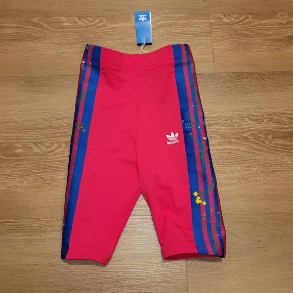 adidas Pants - Adidas Womens Cycling Shorts XS Floral Rose ED4767 New